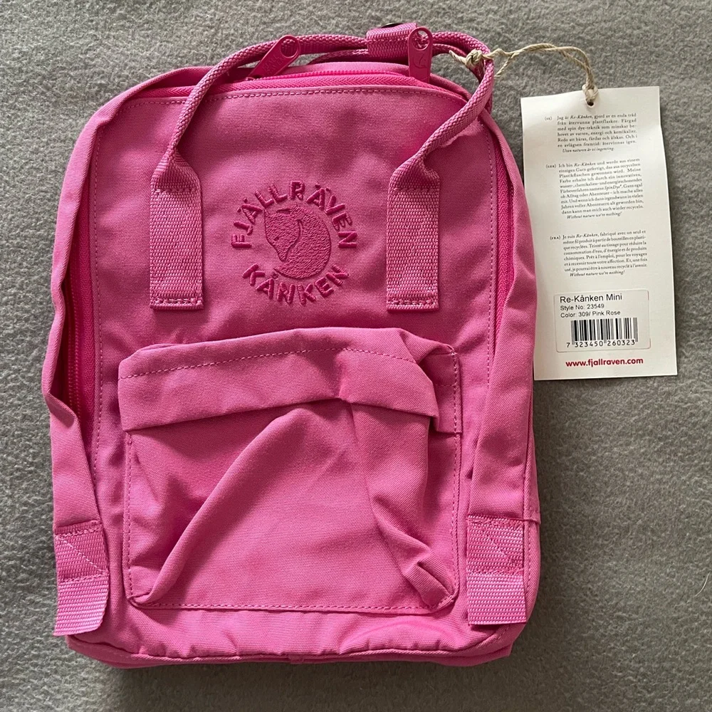 Fjallraven Kanken Pink Rose Backpack Special Edition - Picture 1 of 5